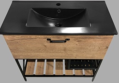 Comforty Мебель для ванной Бредфорд 90 дуб темный – фотография-7